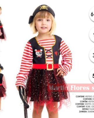 Pirata niña bebé