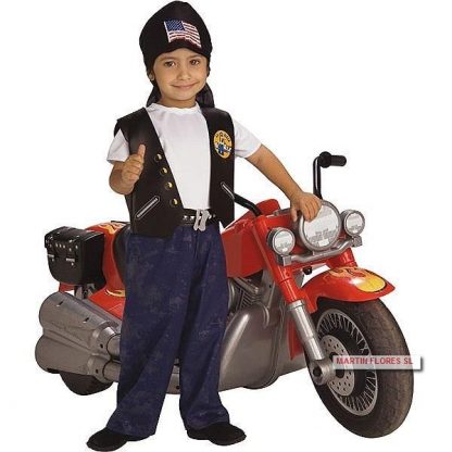 Disfraz motorista bebé