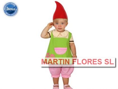 Disfraz niña gnomo bebé
