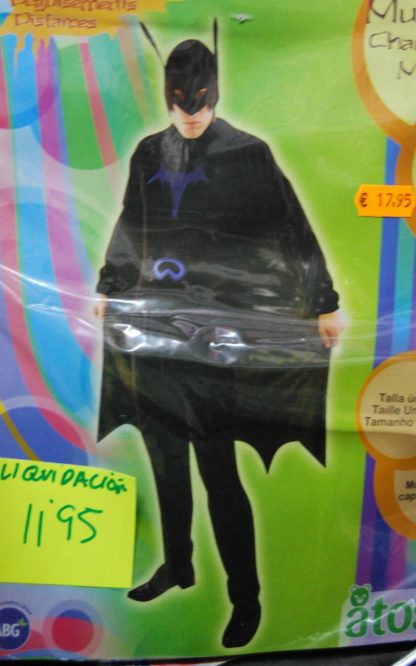 Disfraz batman, murciélago
