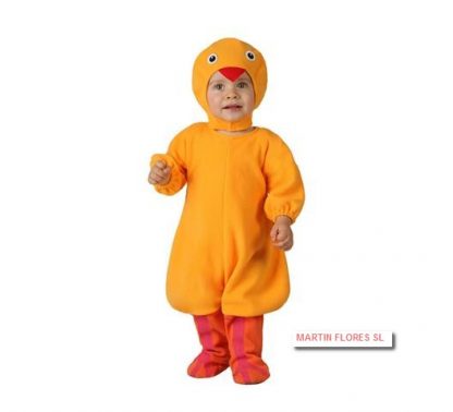 Disfraz pollo amarillo,naranja