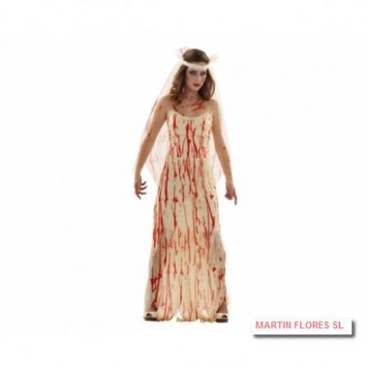 Novia cadaver ensangrentada