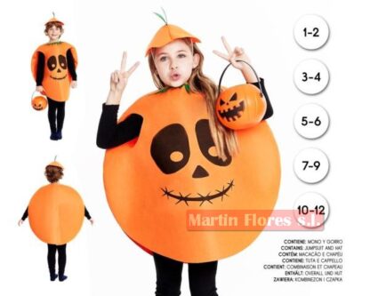 Disfraz calabaza fieltro