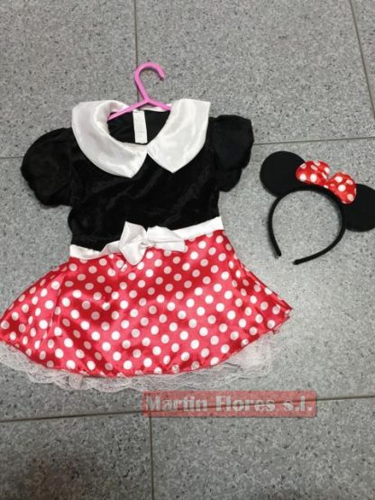 Disfraz ratona Minnie corto infantil - Imagen 2