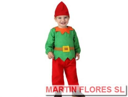 Disfraz gnomo verde infantil