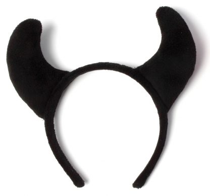 Diadema cuernos negros