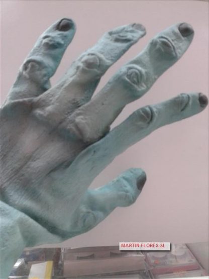 Manos latex verde