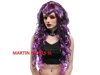 Peluca extra morada