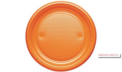 Platos naranjas