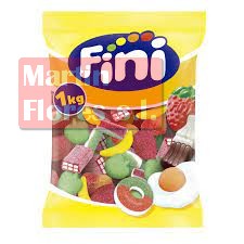 Gominolas de azúcar Dedos de colores pica (1 kg) - Sin gluten - Fini