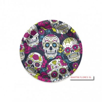 Platos calavera catrina halloween