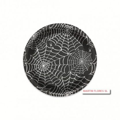 Platos telaraña halloween