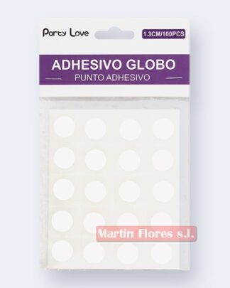 Punto adhesivo globo 1,30 cm