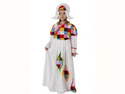Disfraz arlequina colores
