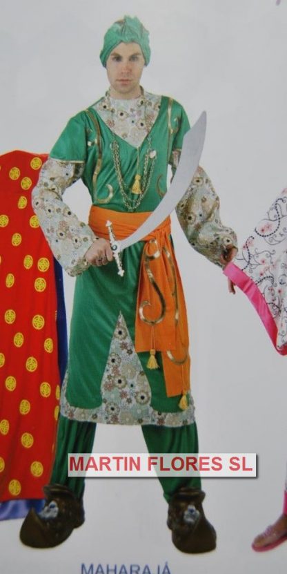 Disfraz marajá verde