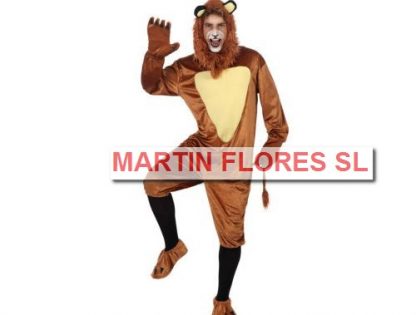 Disfraz león pecho amarillo adulto