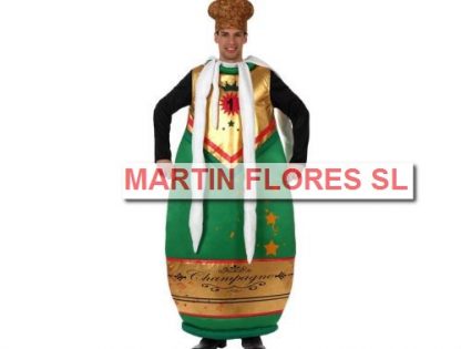 Disfraz botella champagne