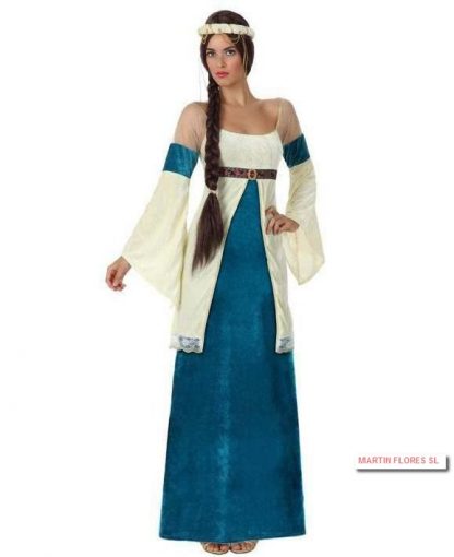Disfraz dama medieval