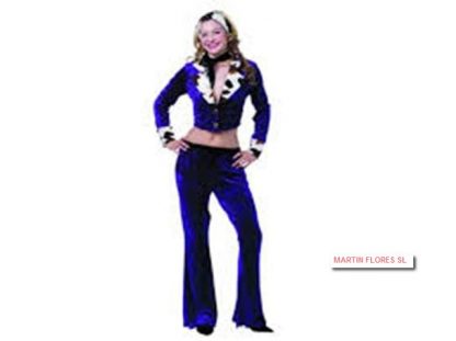 Disfraz descarada morado
