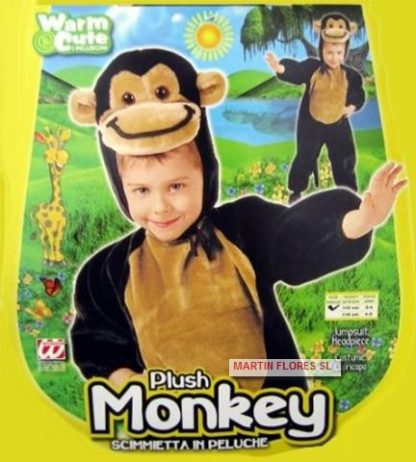Disfraz mono peluche