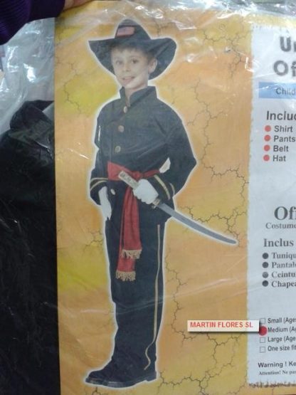 Disfraz oficial confederado azul