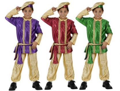 Paje real infantil o sirviente medieval