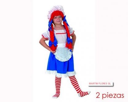 Disfraz muñeca de trapo