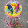 Piñata 3d redonda Trolls - Imagen 2