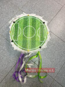 Piñata 3d campo fútbol