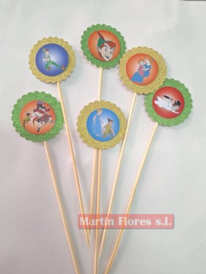 Brocheta decoración 6u Peter pan