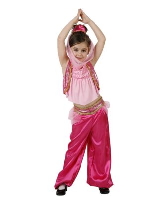 Disfraz árabe rosa