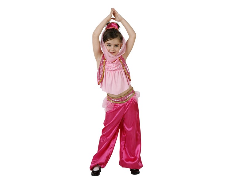 Disfraz árabe niña rosa en liquidación Sevilla para del vientre