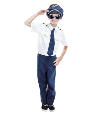 Disfraz piloto vuelo camisa