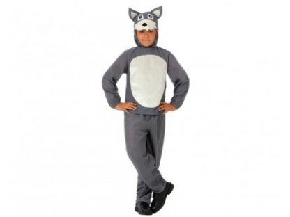 Disfraz lobo gris infantil