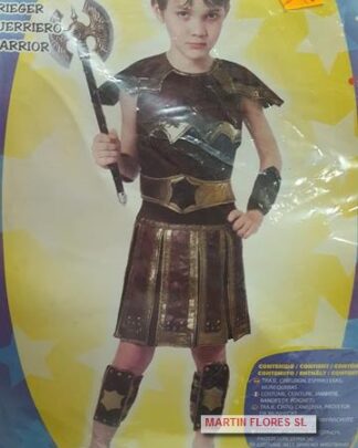 Disfraz guerrero romano marrón infantil