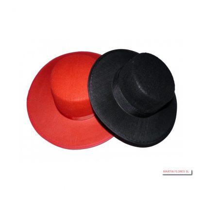 Gorro cordobés fieltro Rojo o negro - Imagen 2