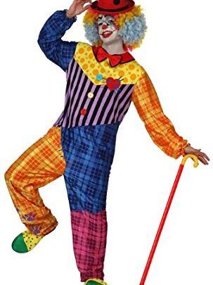 Disfraz payaso multicolor