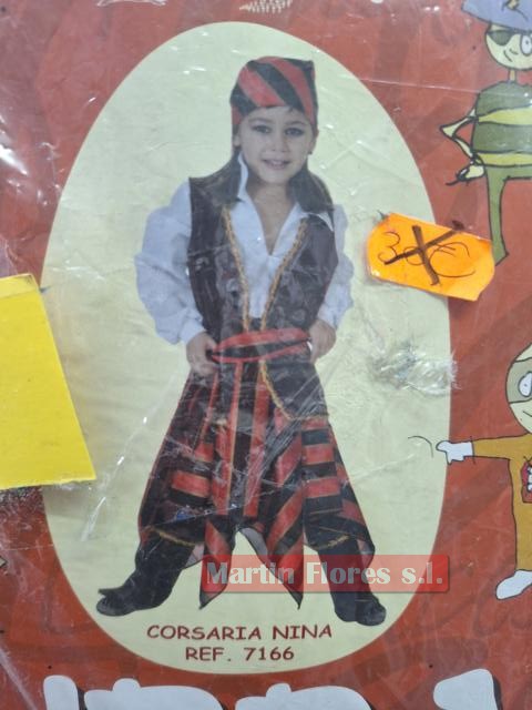 Disfraz pirata bucanera