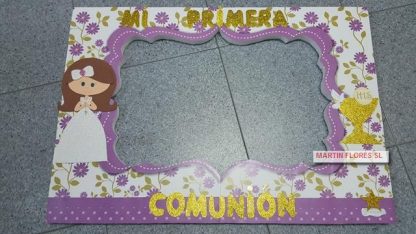 Cartel photocall 3D niña comunión - Imagen 2