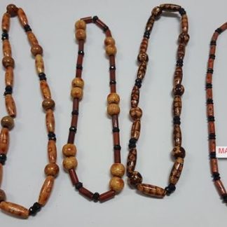 10 collares bolitas africanas surtidas