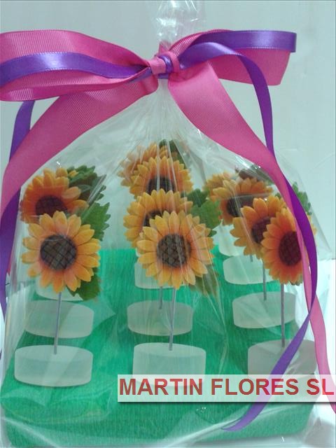 12u pinzas girasol