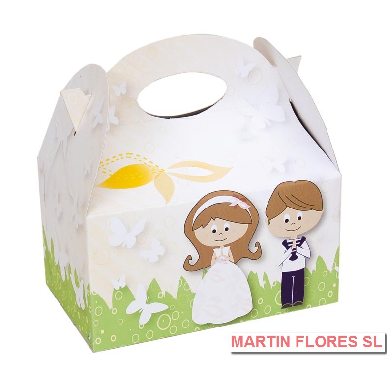 Caja crema comunión