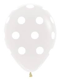 Globo lunares grandes transparente