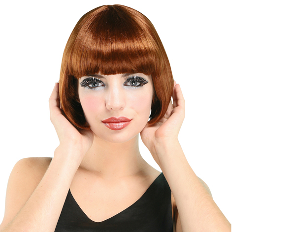 Peluca charles marrón