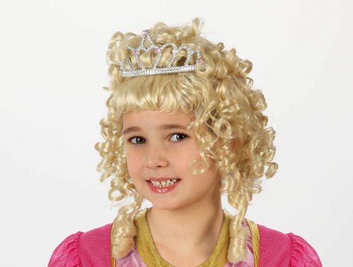 Peluca niña tirabuzones