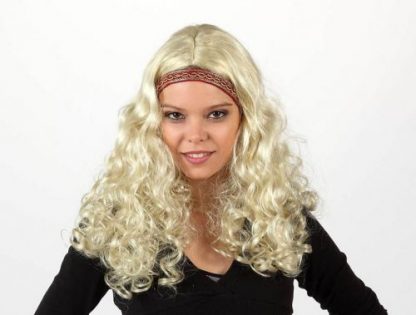 Peluca hippie ondas