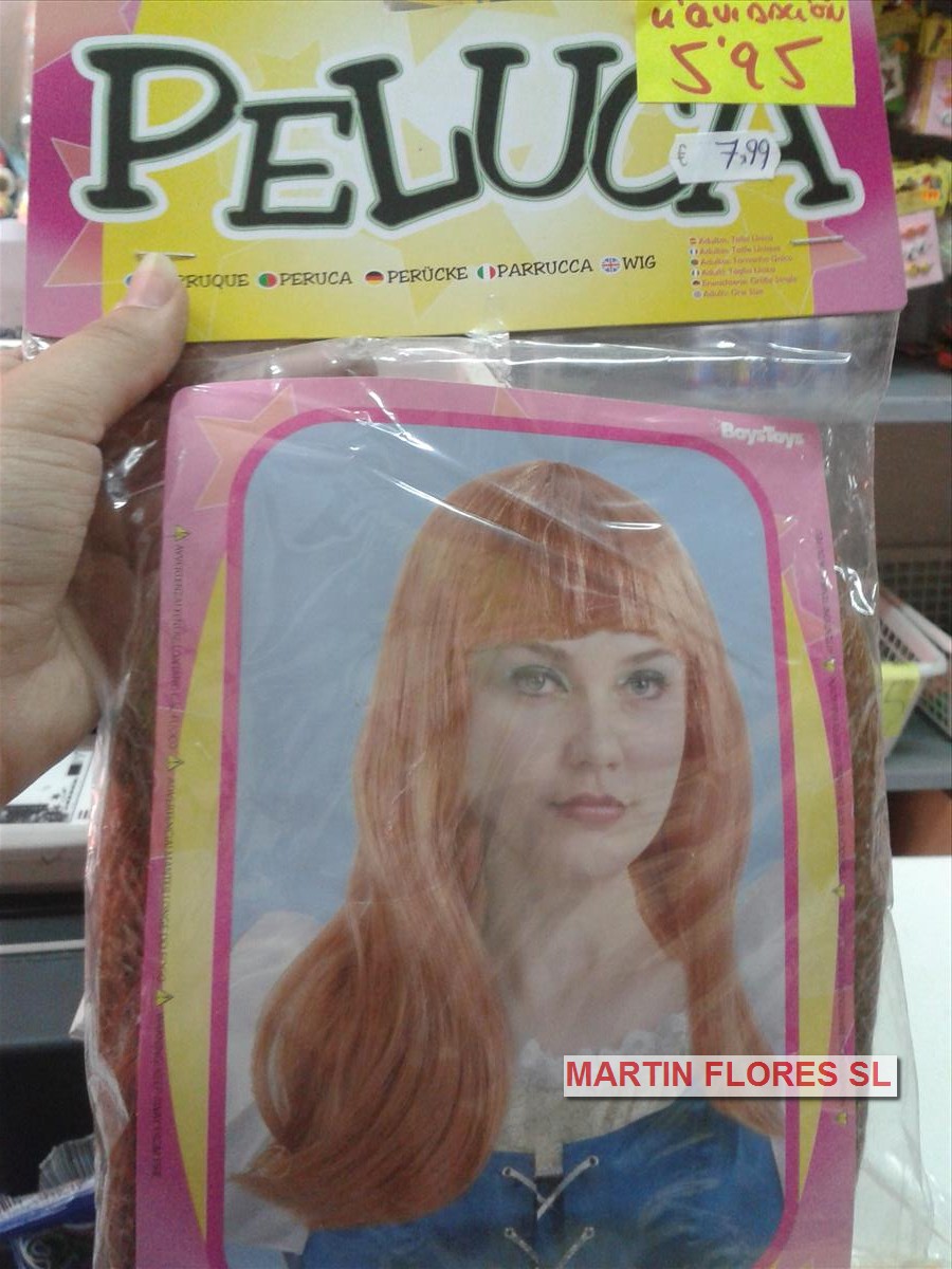 Peluca peliroja