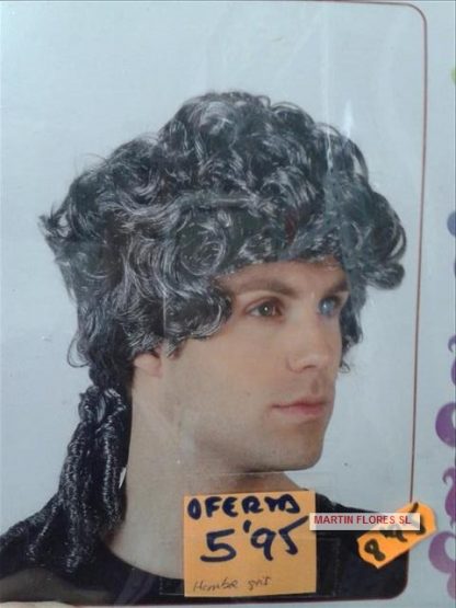 Peluca  renacentista gris