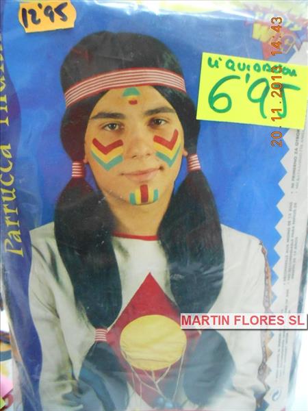 Peluca indio/a