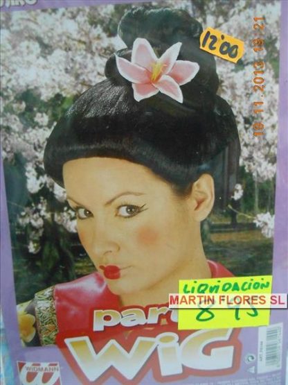 Peluca  japonesa gueisha